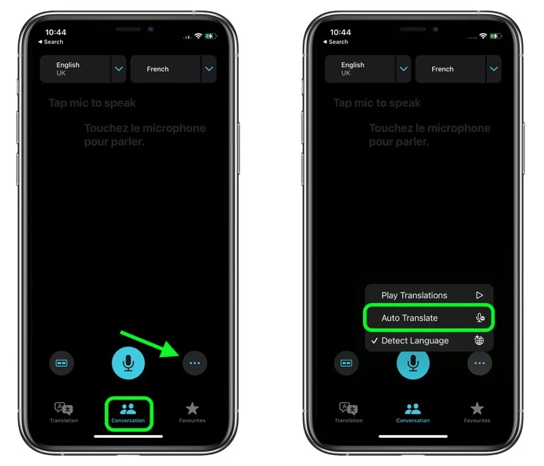 长乐苹果手机维修分享iOS 15 “翻译” App 新改进 