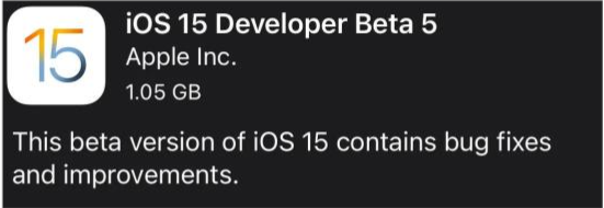 长乐苹果手机维修分享如何升级到iOS15.0 beta5 