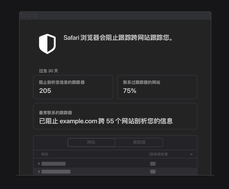长乐苹果手机维修分享如何在 Safari 浏览器中查看和打开隐私报告 